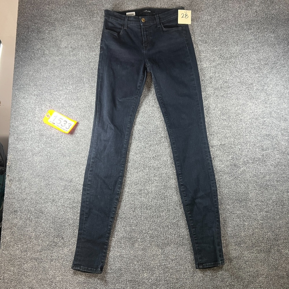 J Brand Skinny Jeans Women 28 Blue Denim Dark Wash 5-Pocket Americana Streetwear